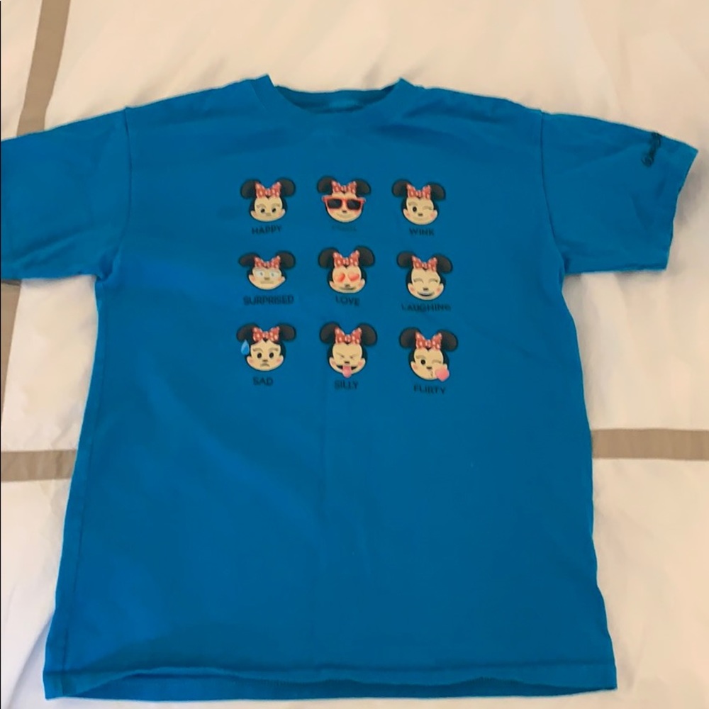 Authentic Disney Parks Minnie Mouse Faces Tee - 100% Cotton